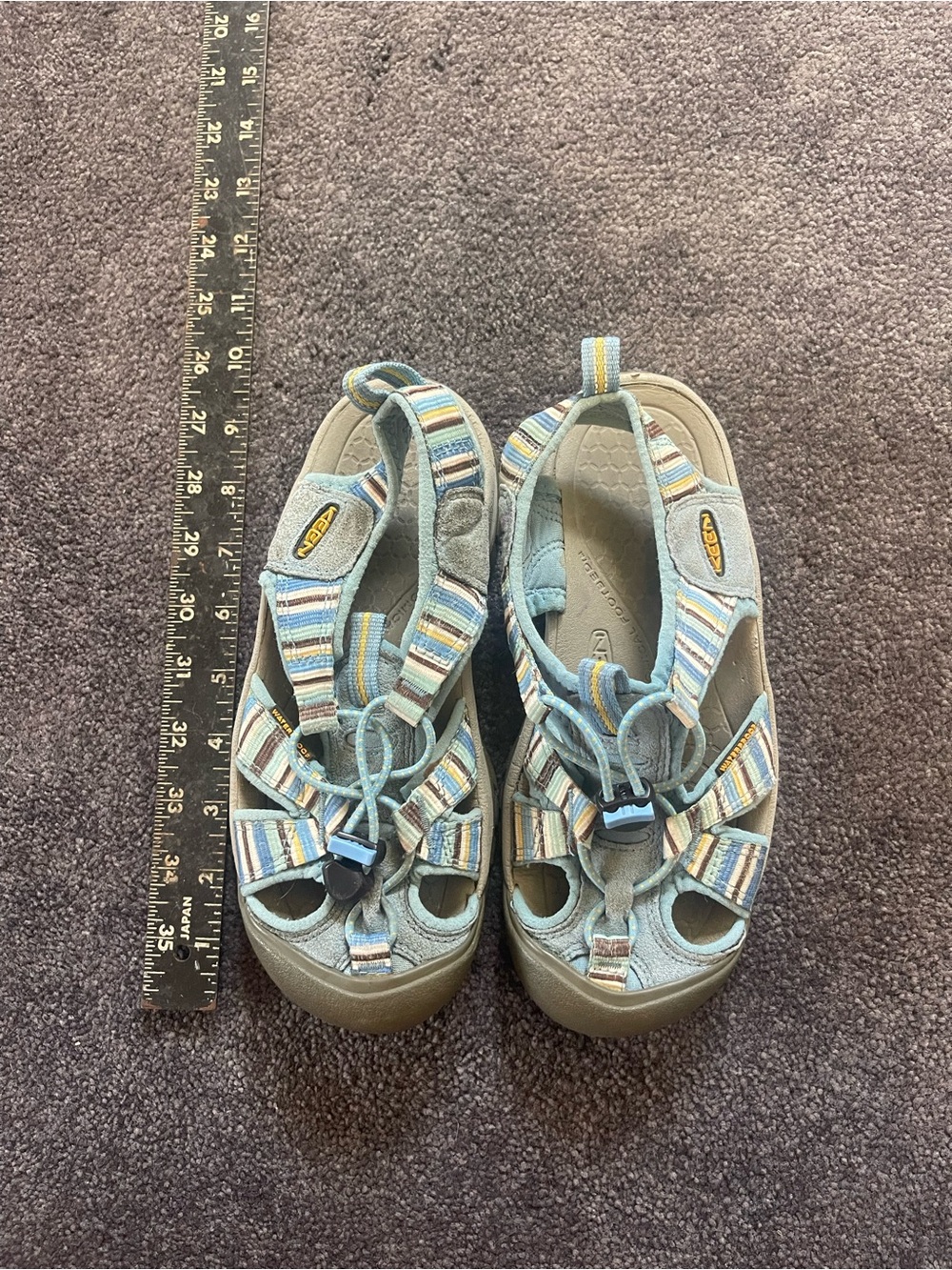Keen Multicolor Striped Blue Sport Sandals